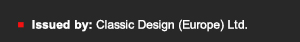 Issued by Classic Design